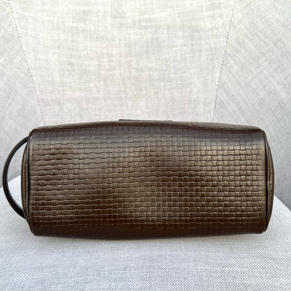 Gianni Versace Unisex Cosmetic Case Toiletry Bag Brown - Picture 5 of 8